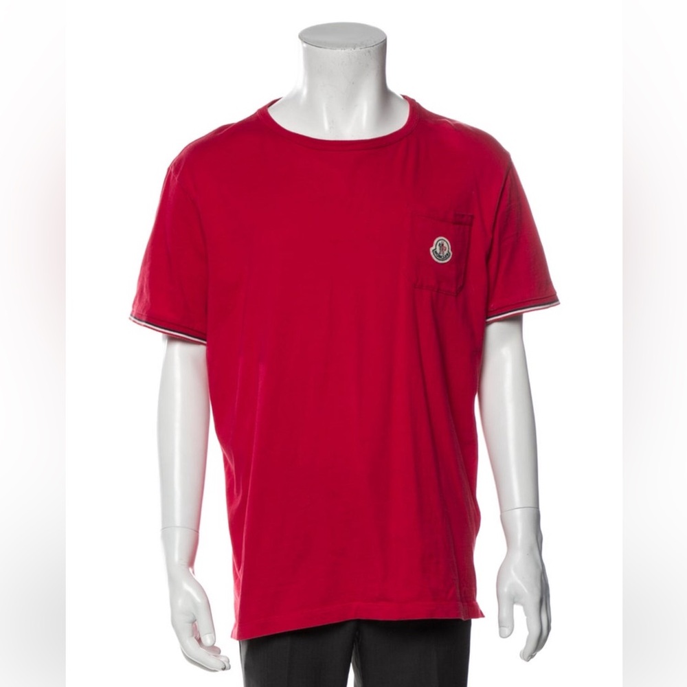 Moncler Bold Red Short Sleeve Tee
